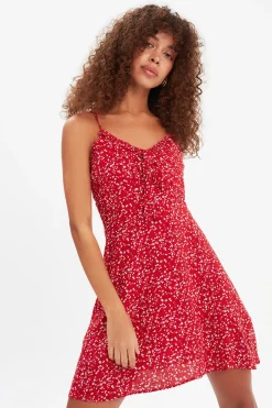 Trendyol Vestido corto de tirantes^Mujer Vestidos Y Monos