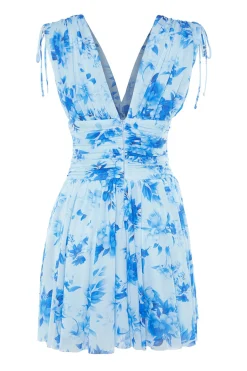 Trendyol Vestido corto escote en pico^Mujer Vestidos Y Monos