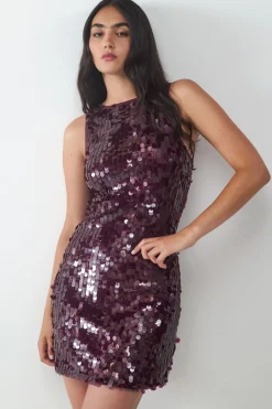 Balmohk Vestido corto lentejuelas^Mujer Vestidos Y Monos