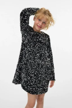 Vero Moda Girl Vestido corto lentejuelas^Niños Vestidos Y Monos