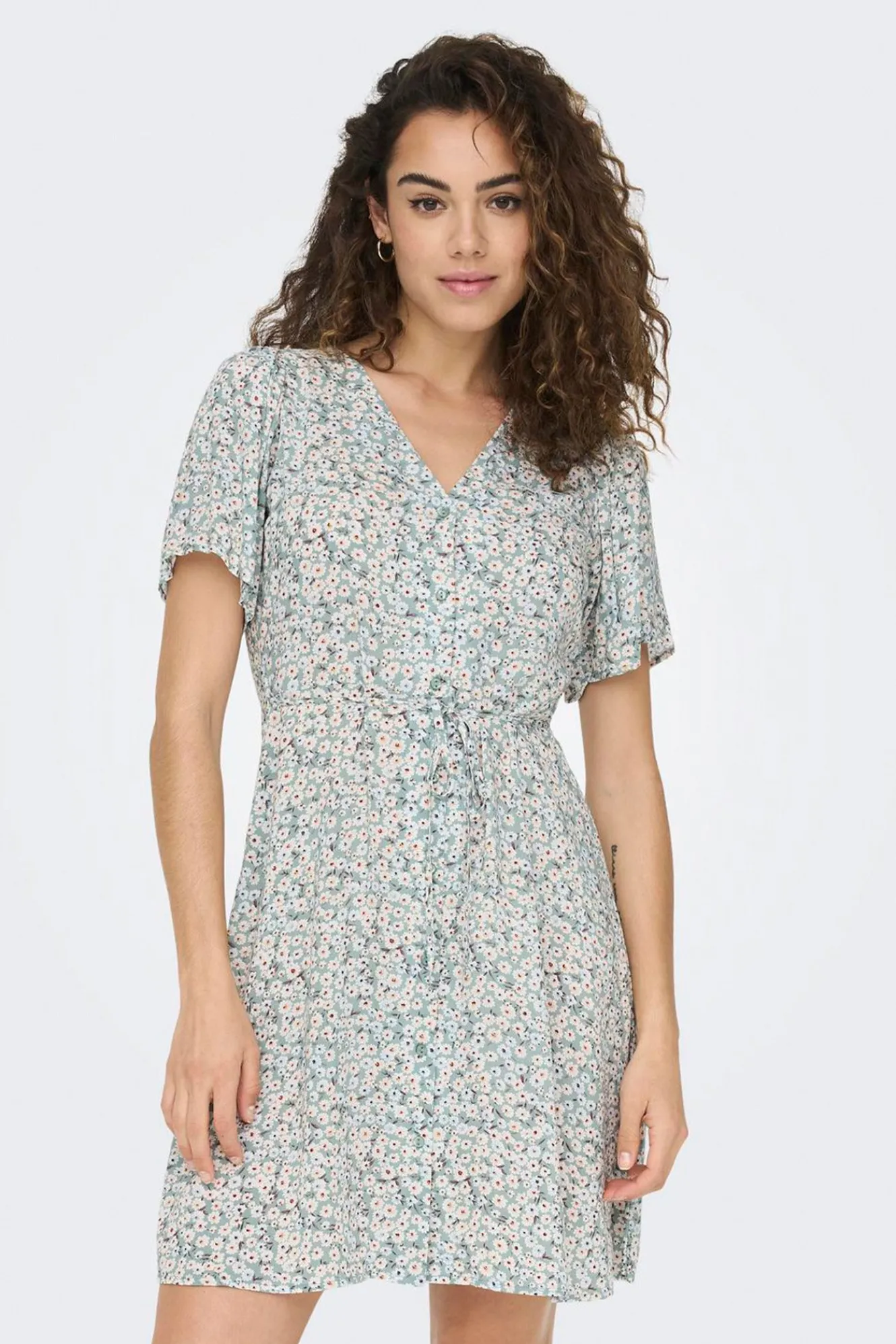 Only Vestido corto manga corta^Mujer Vestidos Y Monos