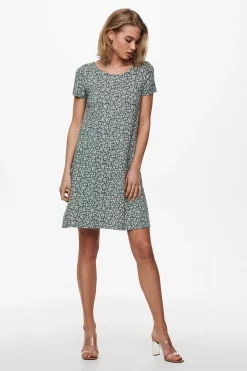 Only Vestido corto manga corta^Mujer Vestidos Y Monos