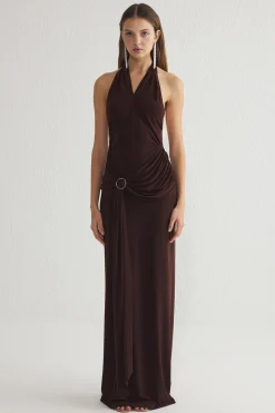 Trendyol Vestido cuello halter^Mujer Vestidos Y Monos