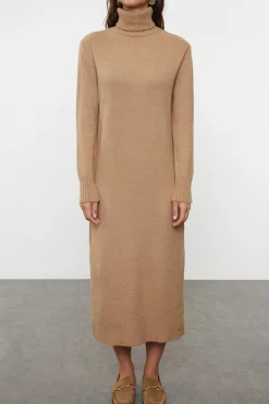 Trendyol Vestido de punto midi^Mujer Vestidos Y Monos|Basic Bar