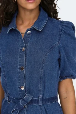 Only Vestido denim corto^Mujer Vestidos Y Monos