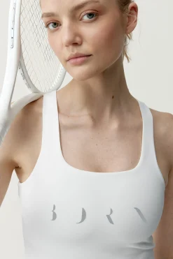 Born Living Yoga Vestido deportivo Roland blanco^Mujer Deporte