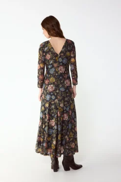 Slowlove Vestido estampado vuelo^Mujer Vestidos Y Monos