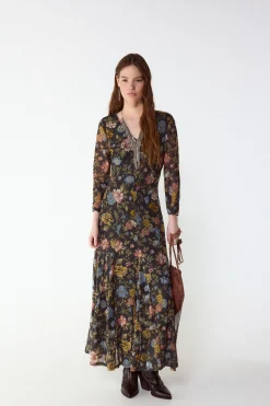 Slowlove Vestido estampado vuelo^Mujer Vestidos Y Monos