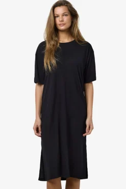Noisy May Vestido estilo camiseta midi de manga corta^Mujer Vestidos Y Monos