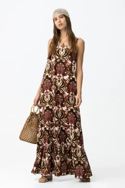 Tiffosi Vestido largo boho^Mujer Vestidos Y Monos