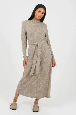 Brave Soul Vestido largo con cintur&oacute;n^Mujer Vestidos Y Monos