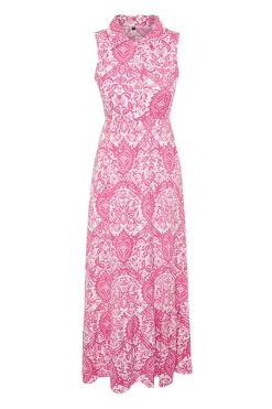 Trendyol Vestido largo cuello camisero^Mujer Vestidos Y Monos