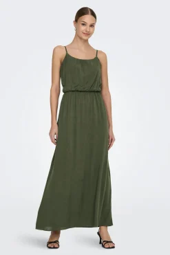 Only Vestido largo de tirantes regulables^Mujer Vestidos Y Monos