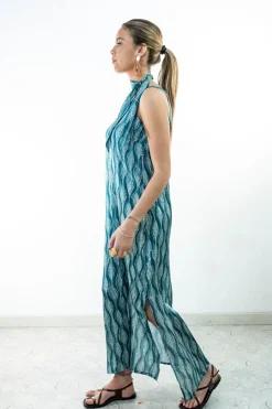 Cul Sac Vestido largo escote pico^Mujer Vestidos Y Monos