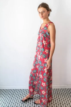 Cul Sac Vestido largo escote pico^Mujer Vestidos Y Monos