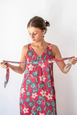 Cul Sac Vestido largo escote pico^Mujer Vestidos Y Monos