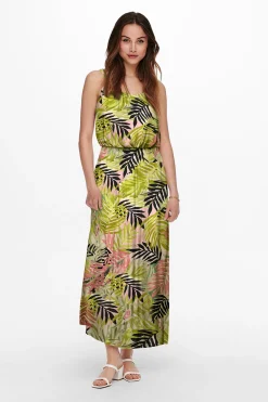 Only Vestido largo liso^Mujer Vestidos Y Monos