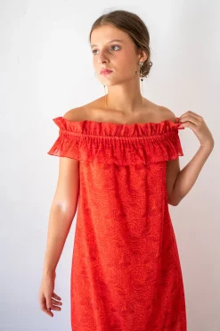 Cul Sac Vestido largo midi^Mujer Vestidos Y Monos