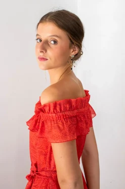 Cul Sac Vestido largo midi^Mujer Vestidos Y Monos