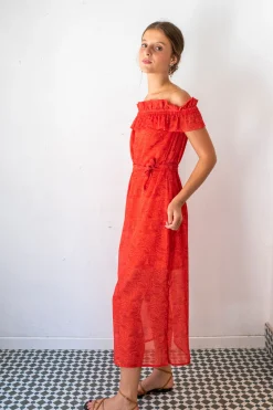 Cul Sac Vestido largo midi^Mujer Vestidos Y Monos