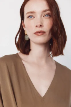 Cortefiel Vestido largo nudo^Mujer Vestidos Y Monos