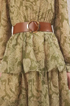 Trendyol Vestido largo volantes^Mujer Vestidos Y Monos