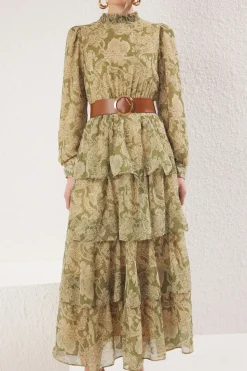 Trendyol Vestido largo volantes^Mujer Vestidos Y Monos