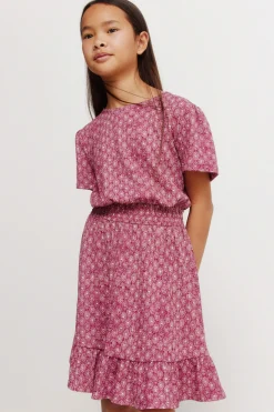 Springfield Kids Vestido manga corta IKAT ni&ntilde;a^Niños Vestidos Y Monos