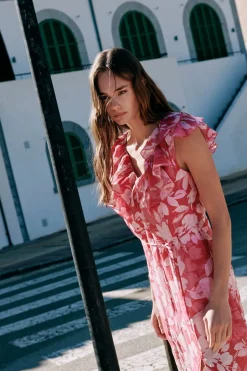 Oxxo Vestido midi^Mujer Vestidos Y Monos|Lino