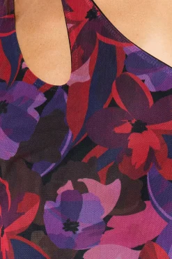 Trendyol Vestido midi ajustado cut out^Mujer Vestidos Y Monos