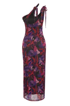 Trendyol Vestido midi ajustado cut out^Mujer Vestidos Y Monos