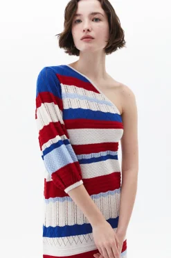 Oxxo Vestido midi asim&eacute;trico^Mujer Vestidos Y Monos