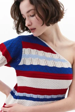 Oxxo Vestido midi asim&eacute;trico^Mujer Vestidos Y Monos