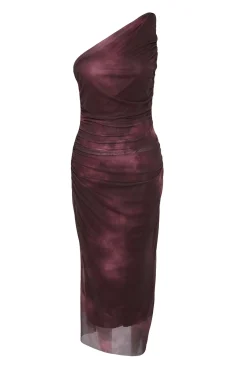 Trendyol Vestido midi asim&eacute;trico^Mujer Vestidos Y Monos