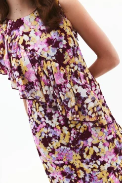 Oxxo Vestido midi asim&eacute;trico^Mujer Vestidos Y Monos