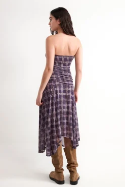 Balmohk Vestido midi bandeau^Mujer Vestidos Y Monos