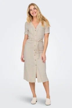 Only Vestido midi camisero^Mujer Vestidos Y Monos