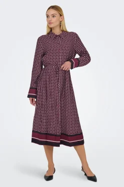 JDY Vestido midi camisero^Mujer Vestidos Y Monos