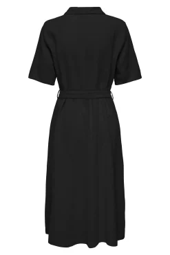 JDY Vestido midi lino^Mujer Vestidos Y Monos