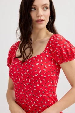 Inside Vestido midi manga corta^Mujer Vestidos Y Monos