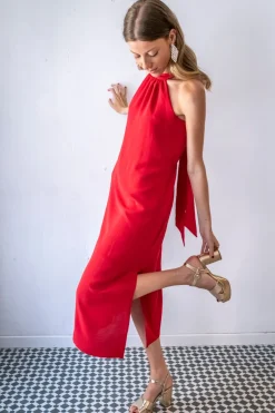 Cul Sac Vestido midi recto^Mujer Vestidos Y Monos|Ropa