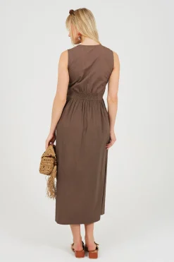 Brave Soul Vestido midi sin mangas^Mujer Vestidos Y Monos