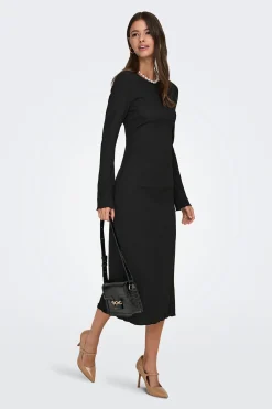 JDY Vestido midi textura^Mujer Vestidos Y Monos