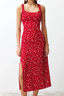 Trendyol Vestido midi tirantes^Mujer Vestidos Y Monos