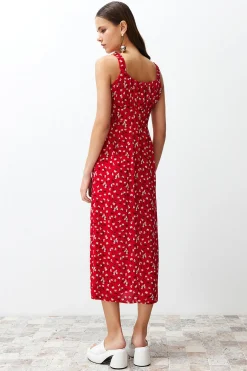 Trendyol Vestido midi tirantes^Mujer Vestidos Y Monos