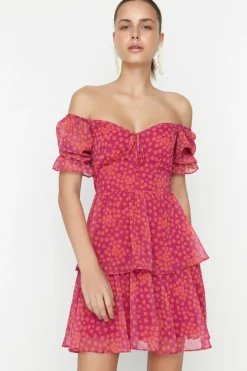 Trendyol Vestido mini con escote^Mujer Vestidos Y Monos