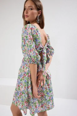 Trendyol Vestido mini lazo^Mujer Vestidos Y Monos