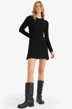 DeFacto Vestido mini manga larga^Mujer Vestidos Y Monos