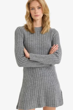 DeFacto Vestido mini manga larga^Mujer Vestidos Y Monos