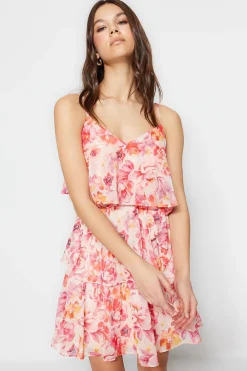 Trendyol Vestido mini volantes^Mujer Vestidos Y Monos